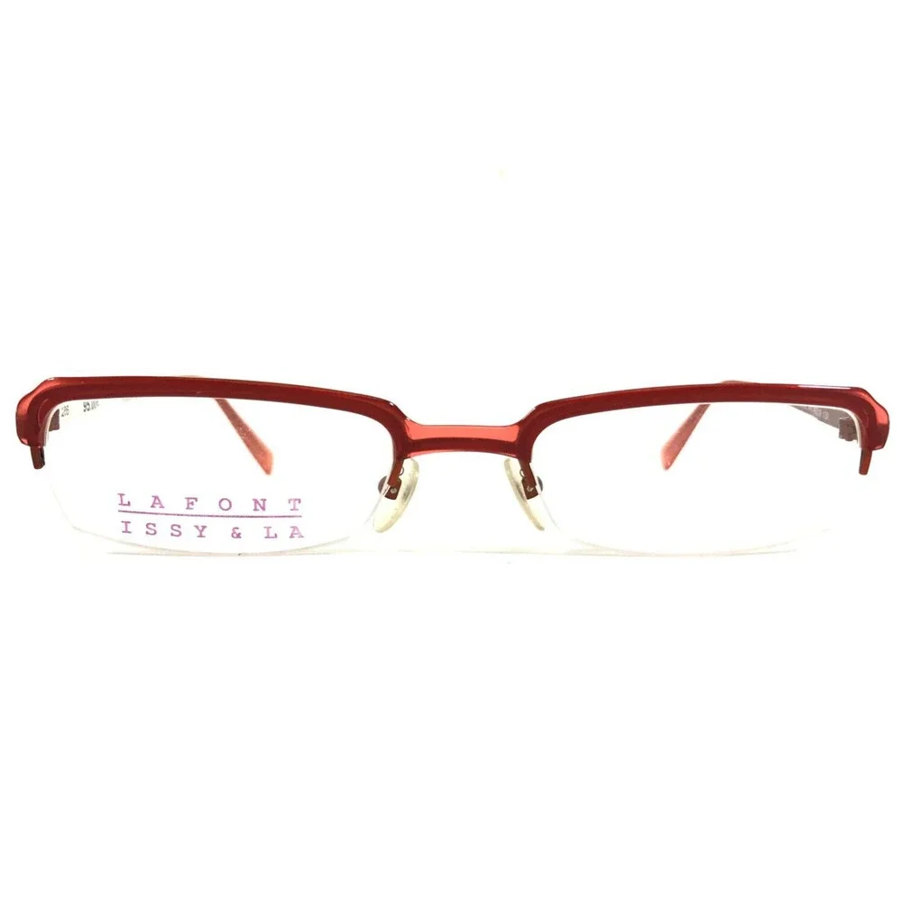 Lafont Issy & LA Petite Eyeglasses Frames KERMESSE 945 Burnt Red 48-18-130